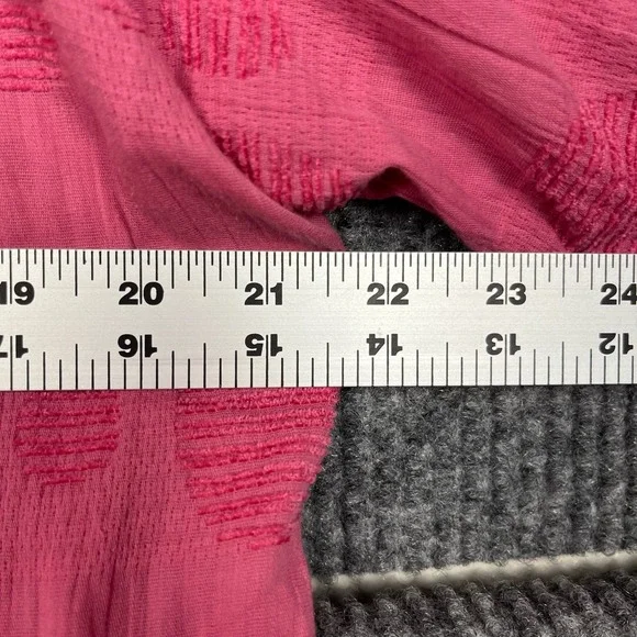 Umgee Midi Dress Womens XL Rose Swiss Dot Tiered Puff Sleeve Boho Cottage Garden - Picture 9 of 12